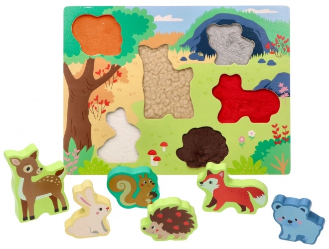 3D Forest Animal Touch Puzzle