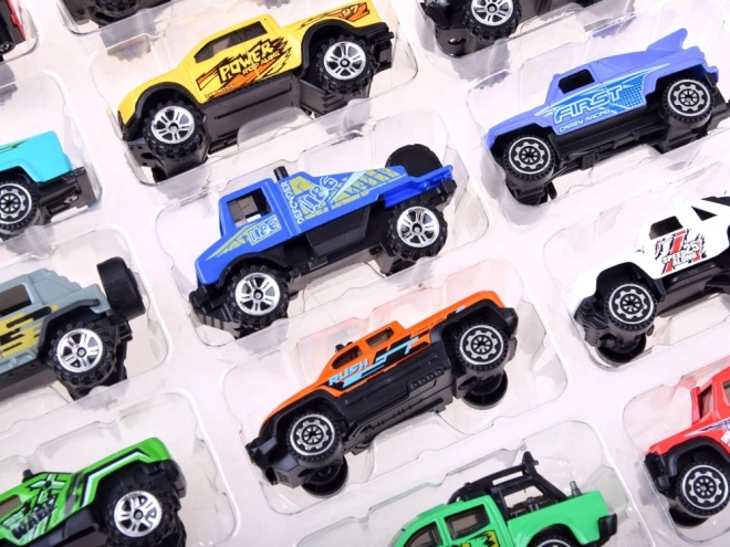 Large Set of Off-Road Die-Cast Cars