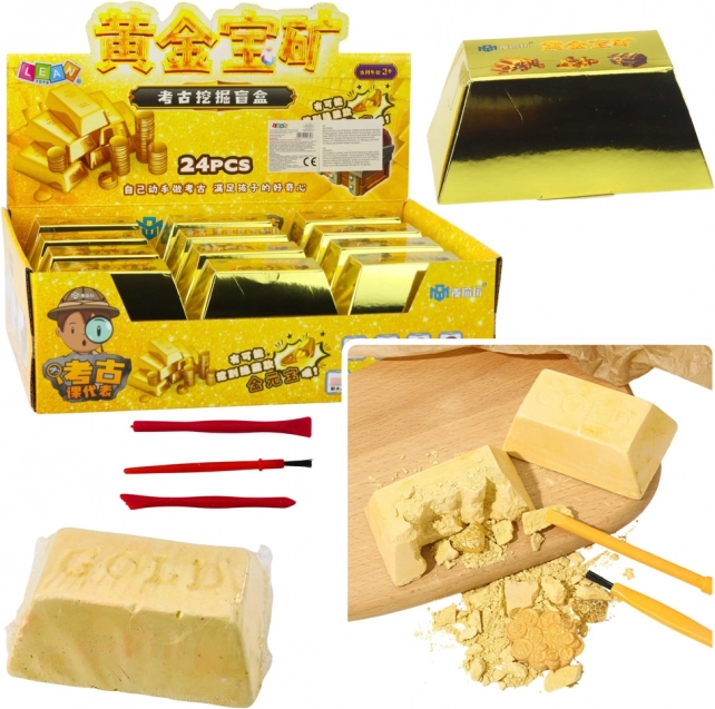 Gold Brick – archaeological excavation with a hidden treasure