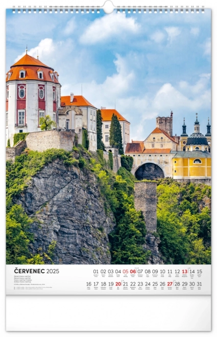 Wall Calendar Castles and Chateaux 2025