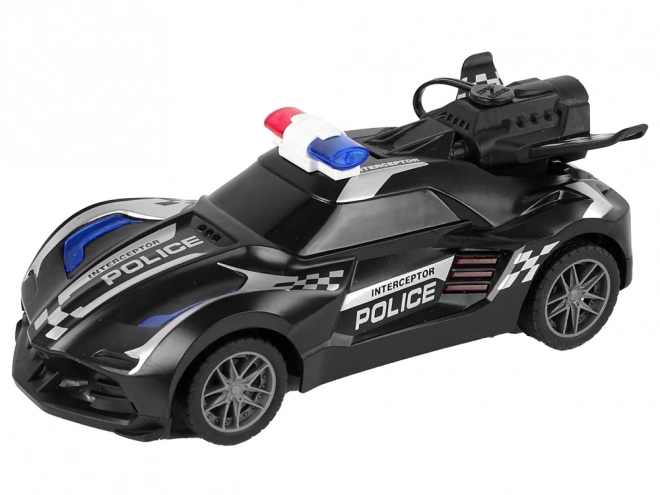 Remote Control Police Car Black