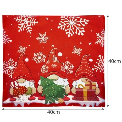 Decorative Gnome Christmas Pillow Cover 45x45cm