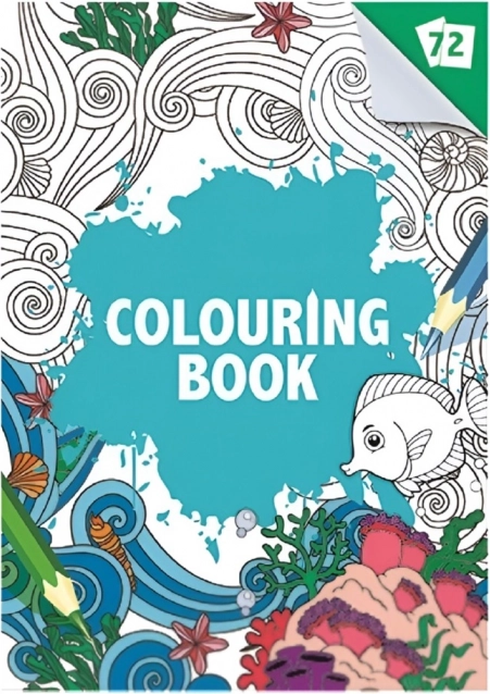 Livre de coloriage A4, 72 pages