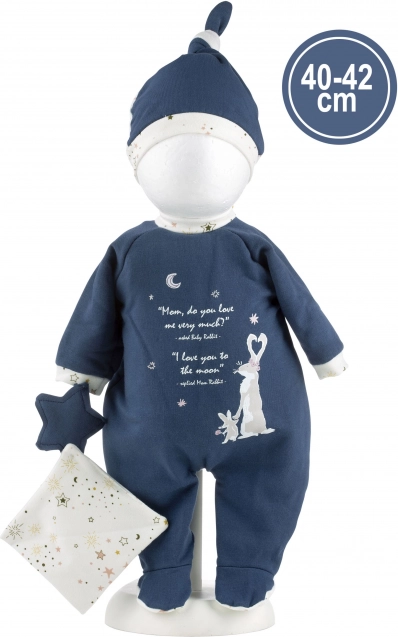 Outfit for Baby Doll New Born Size 40-42 cm with Accessories