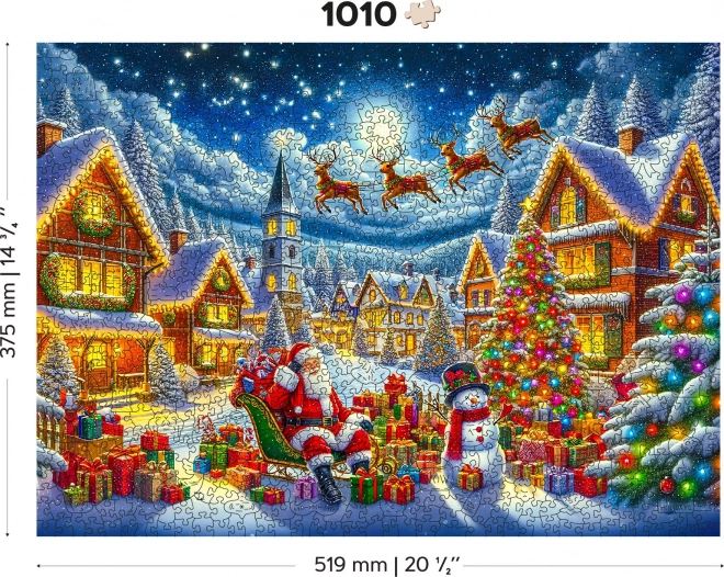 Wooden Christmas Journey Jigsaw Puzzle