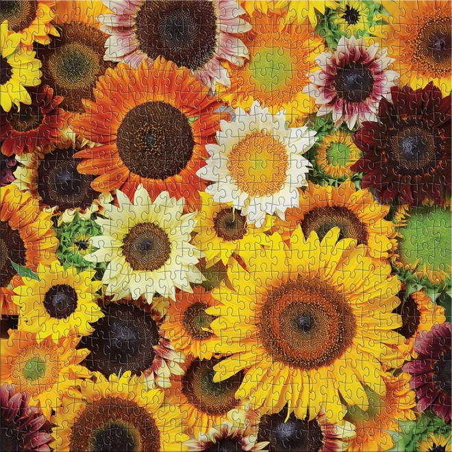 Galison Sunflower Blooms Puzzle 500 Pieces