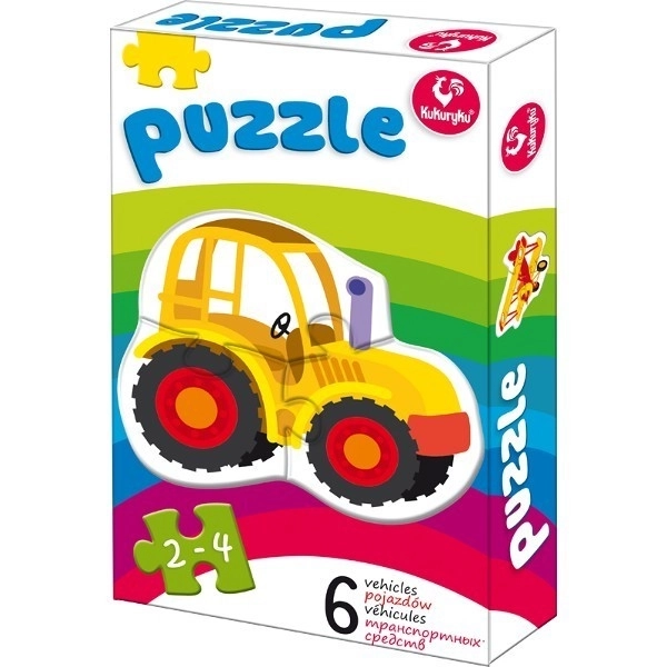 Kukuryku Baby Transportation Puzzle 6-in-1