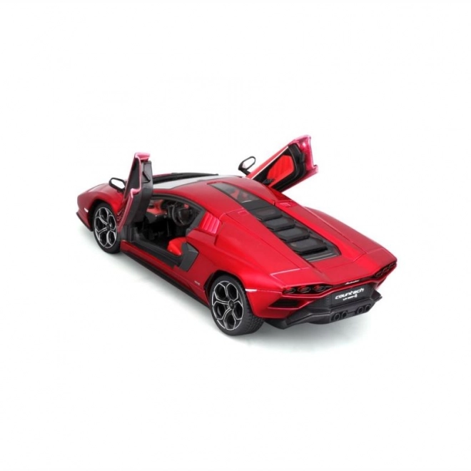 Metal Model Car Lamborghini Countach LPI 800-4 Red by Bburago