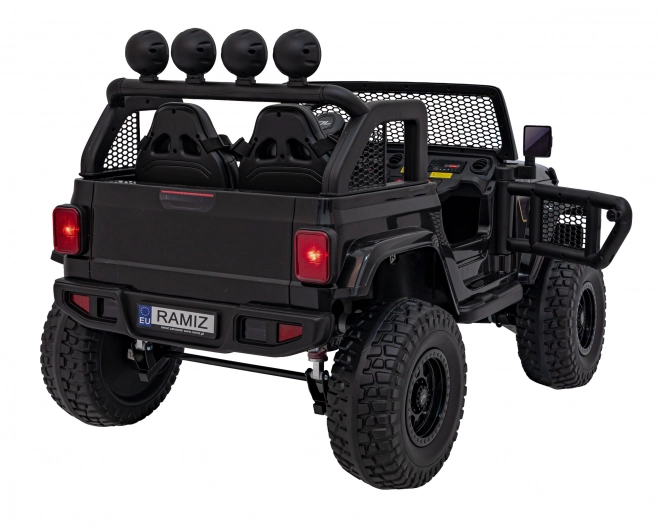 Detské terénne auto Off-Road červené – Čierna