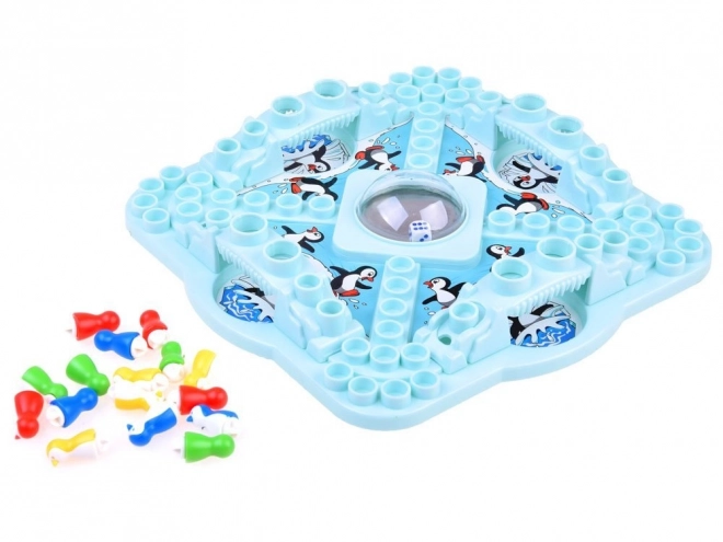 penguin race family board game