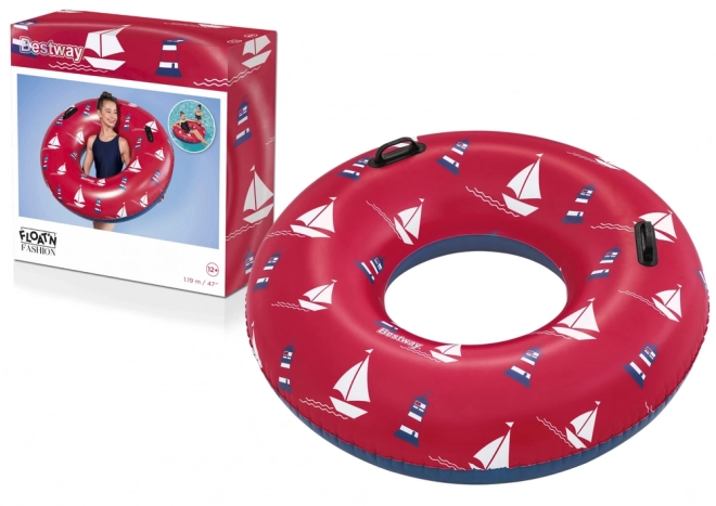 Inflatable Swim Ring Red