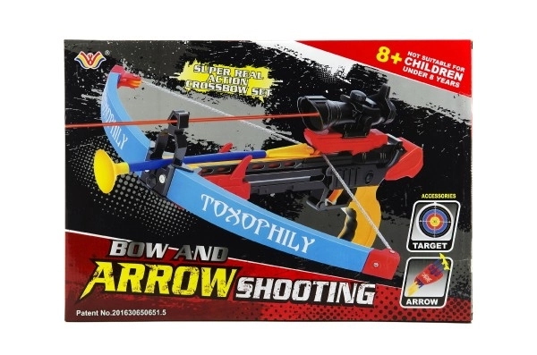 Plastic Bow and Arrow Set with Target