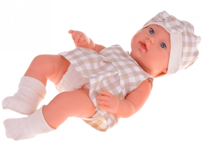 Realistic Newborn Doll with Rabbit Plush Toy