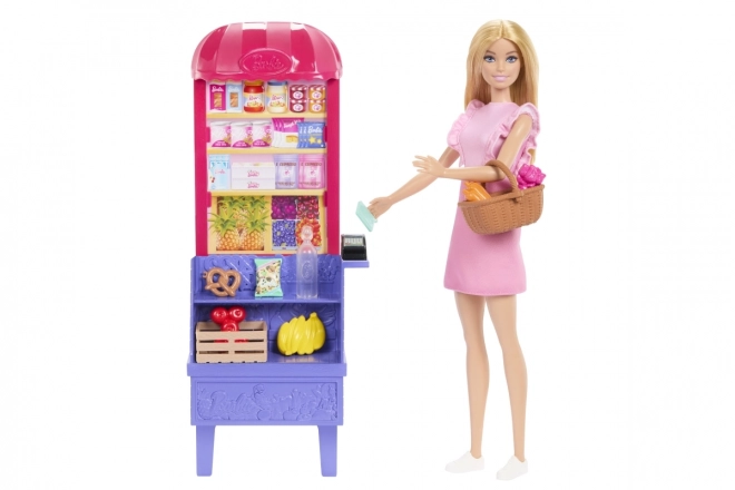 Panenka Barbie Malibu Bevásárlós Készlet