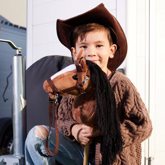 Hobby Horse on Stick Hoppihorse Brown