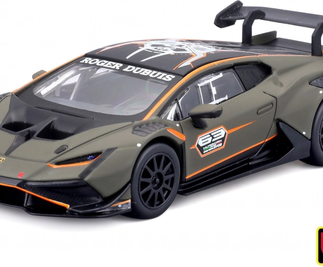 Metalen model BBURAGO 1:43 LAMBORGHINI Huracán Super Trofeo EVO2 in een decoratieve doos