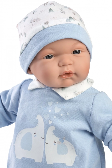 Realistic Baby Doll with Soft Cloth Body - 38 cm