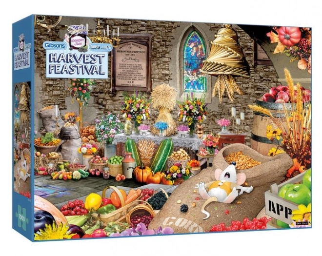 Gibsons Puzzle Harvest Festival 1000 Pieces