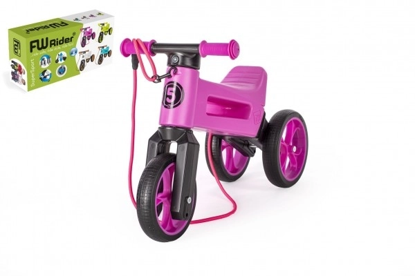 Funny Wheels Rider Supersport Orange 2-in-1 Ride-On – Purple