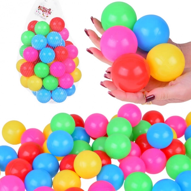 Colorful Pool Balls 6 cm Set of 50