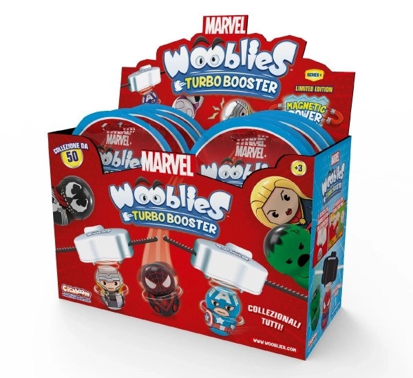 Wooblies Superheroes Collector Set with Turbo Launchers