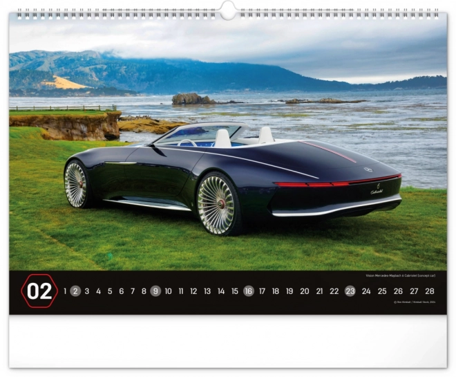 Cars Wall Calendar 2025