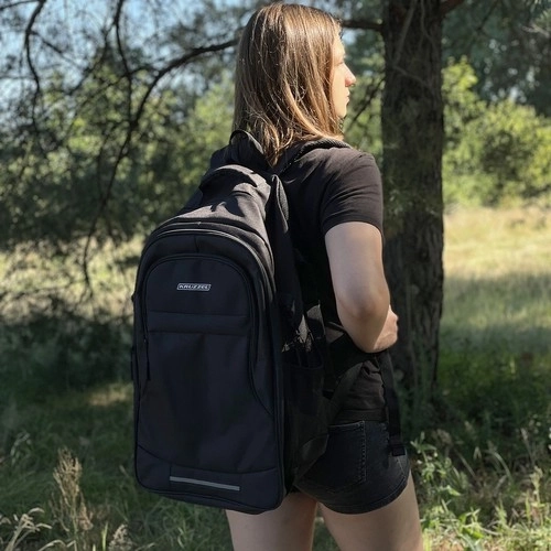 Large Black Backpack 45L