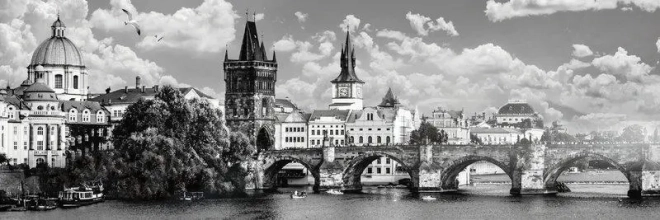 Interdruk panoramske puzzle Prag 1000 dijelova