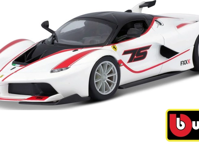 Bburago Ferrari Racing FXX K white model 1:24