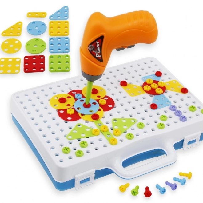 Creative Building Blocks with Drill Set