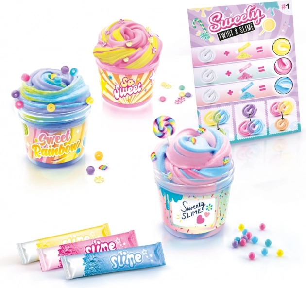 Kit So Slime per Creare Melme Marmorizzate Sweety Twist