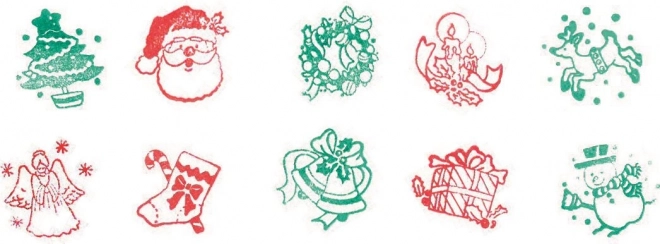 Self-Inking Christmas Stamps