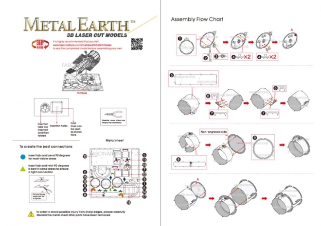 Metal Earth 3D Puzzle - Hubble Telescope