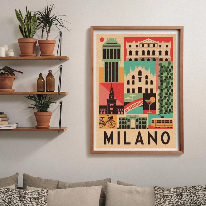 Clementoni Puzzle Style in the City: Milan 1000 Pieces