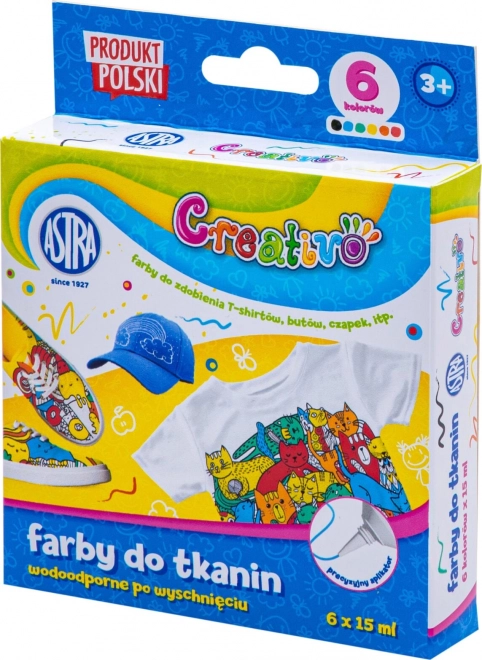 Astra Creativo Fabric Paint Set