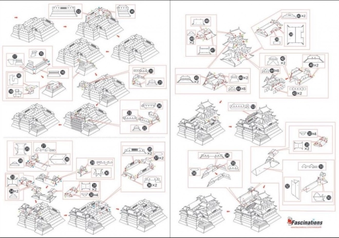 Metal Earth 3D Puzzle Himeji Castle