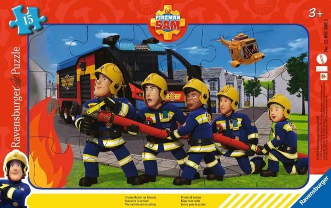 Fireman Sam Kids Puzzle - 15 Pieces