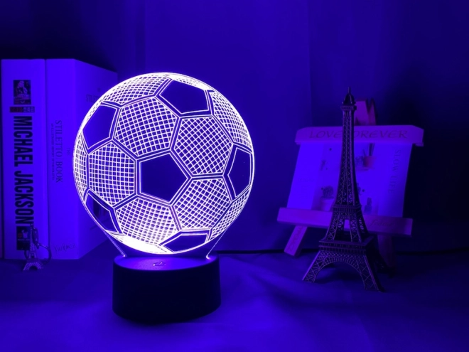 3D-Nachtlicht Fußball mit Fernbedienung