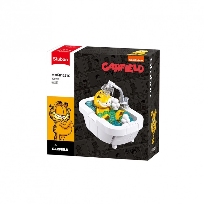 Sluban Garfield in Bubble Bath Building Set