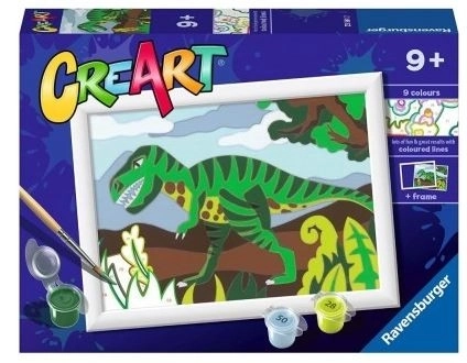 CreArt Dinosaur Paint by Numbers Set