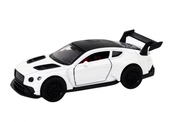 Pearl White Friction Sport Car 1:32 Scale