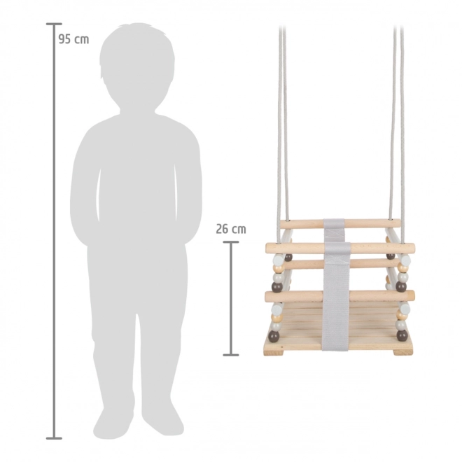 Small Foot Wooden Scandinavian Swing