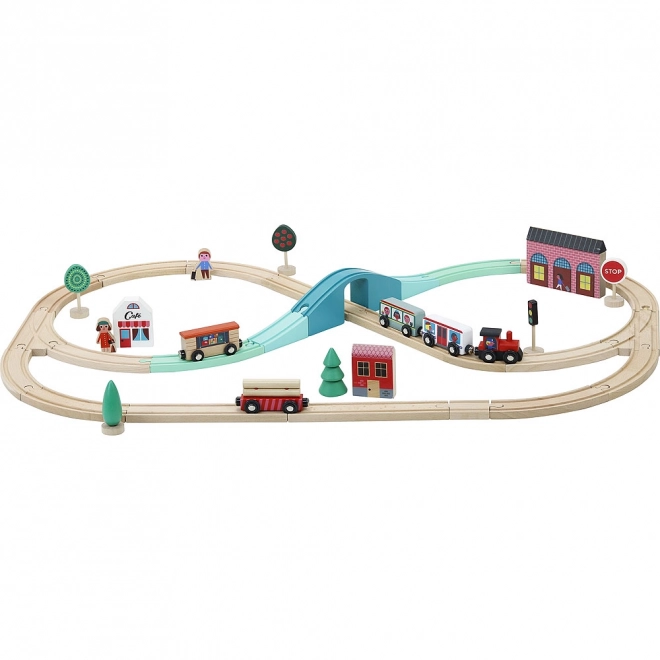 Vilac Wooden Train Set Grand Express