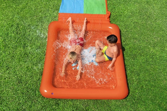 Double Water Slide Super Splash for Kids 3+