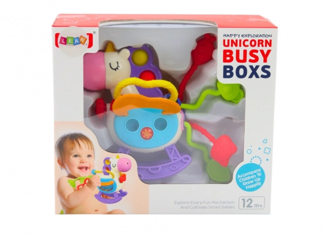 Sensory Pony Toy with Rattle and Soft Elements