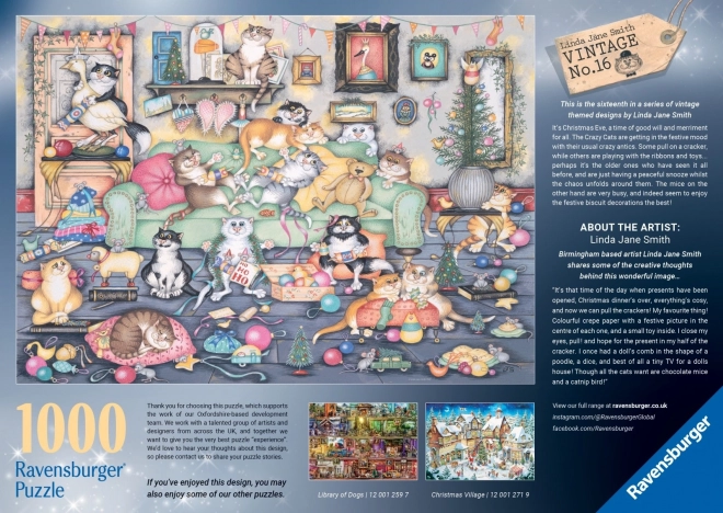 Puzzles 1000 Pieces Cats of the World