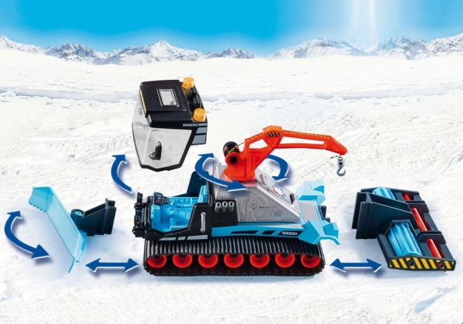 Snow Groomer Figurine Set