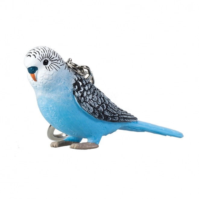 Mojo Keychain Blue Budgie