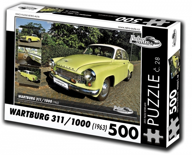 retro-avto sestavljanka wartburg 311 (1963) – 500 koščkov