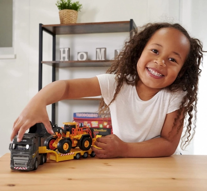 Majorette Grand Volvo Construction Truck and Loader Set